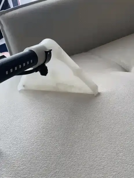 Sofá higienizado pela LimpMaster